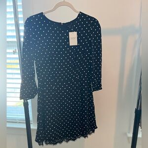 Forever 21 Retro Black White Polka Dot Dress Size M Medium new with tags. NWT